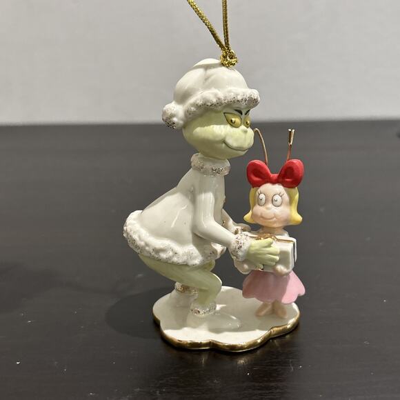 Lenox Grinch Who Stole Christmas CINDY-LOU AND THE GRINCH TOO Ornament *NO BOX - Picture 1 of 7